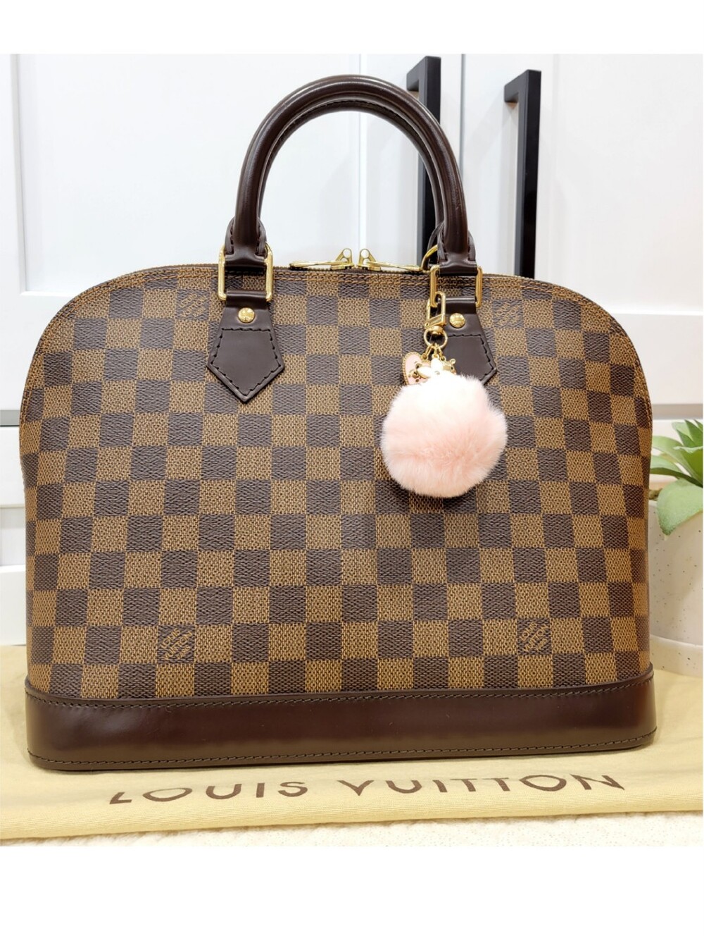💕BEAUTIFUL Louis Vuitton Satchel - Alma PM Damier Ebene